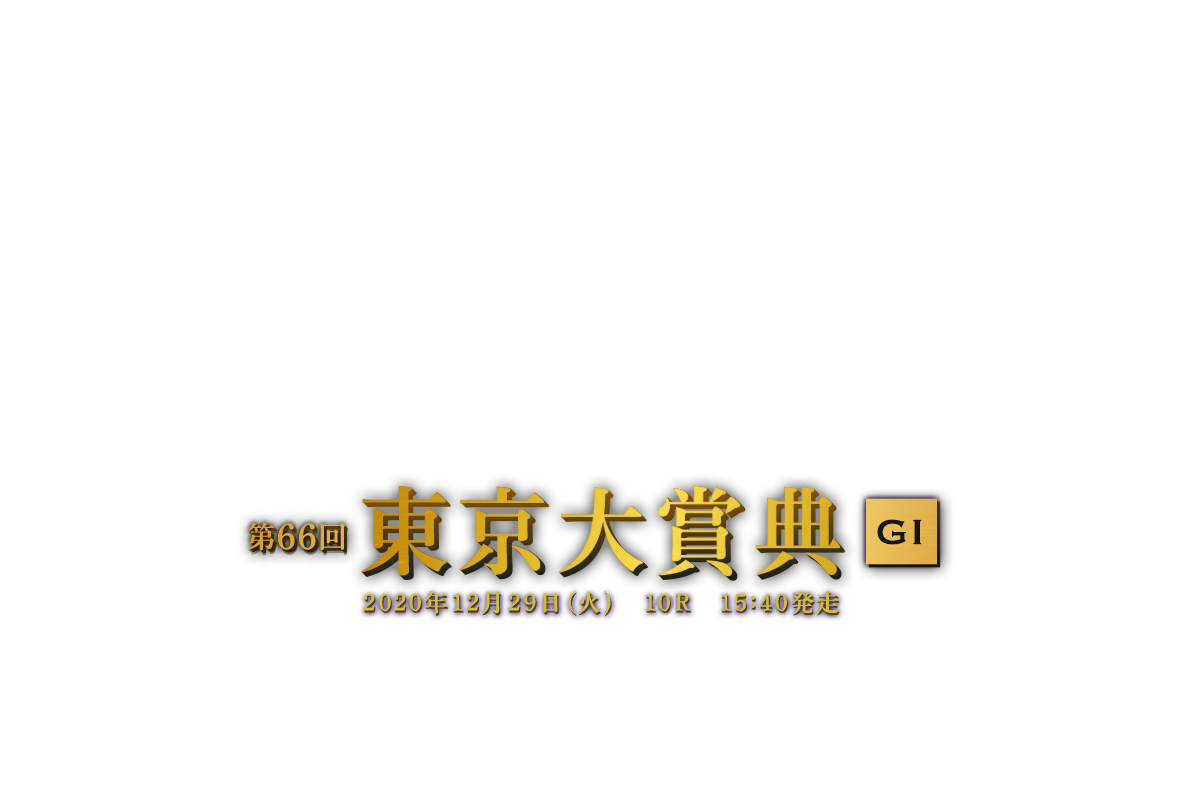 第66回 東京大賞典 GI 2020年12月29日(火)11R 15:40発走