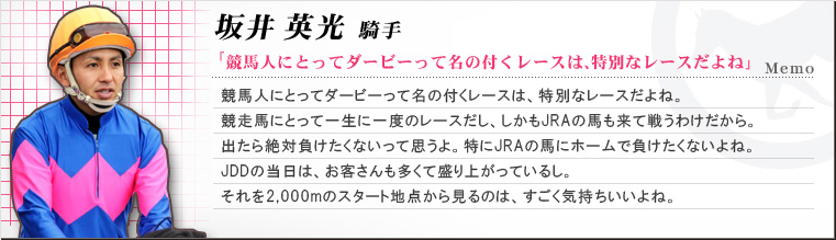 坂井 英光 騎手