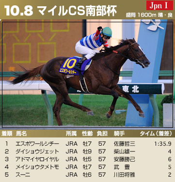 マイルCS南部杯